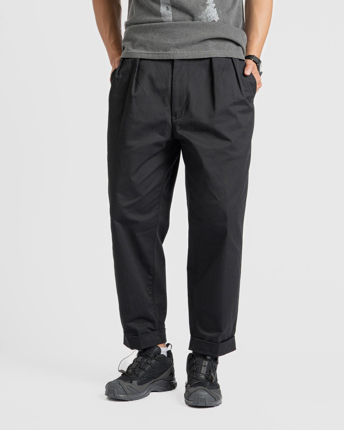 Obey OLIVER PLEATED PANT | 142020243-PBL | AFEW STORE
